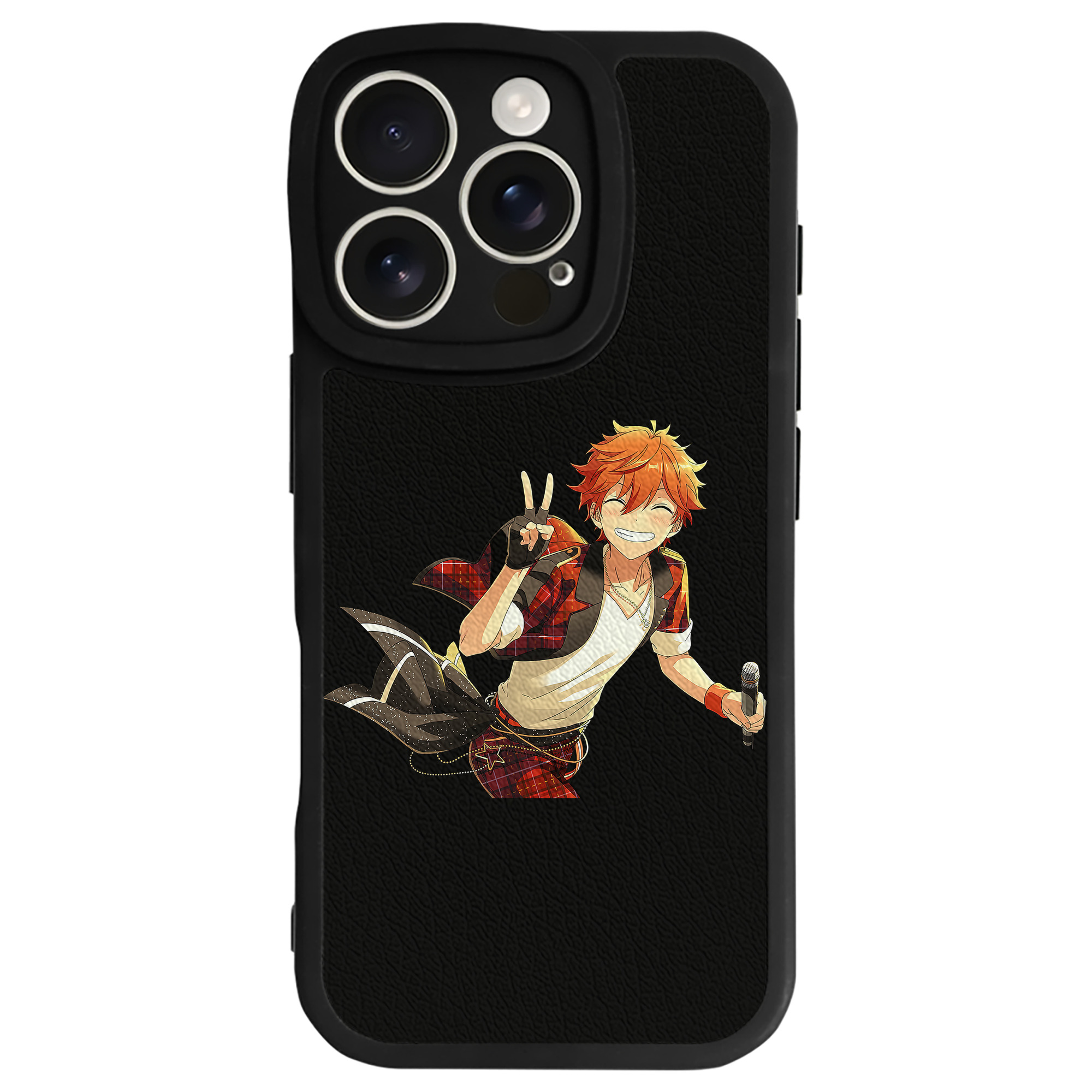 （画像用） あんさんぶるスターズ! Ensemble Stars 【iPhone 16シリーズ対応】シリコンスマホケース（レザー調） 材質：シリコン